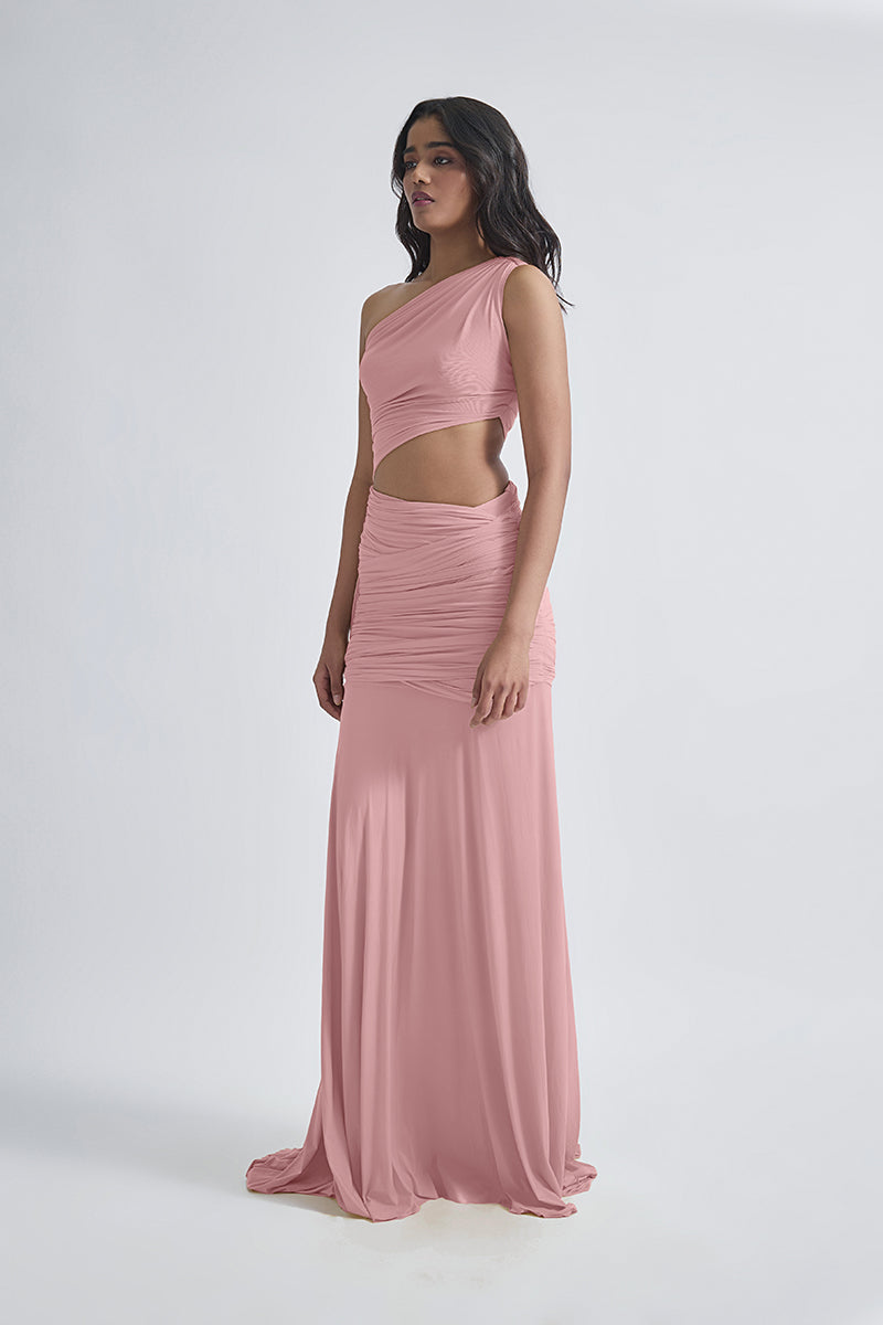 NARCISA PINK GOWN - CULT MIA