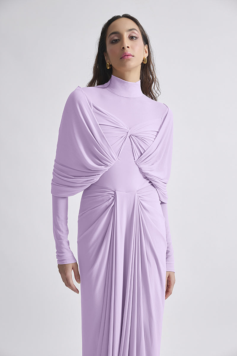 KENNY LILAC MAXI DRESS - CULT MIA