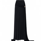 Black DENVIL maxi skirt by Jenny K Tran featuring a flowy design and elegant silhouette, perfect for stylish casual or formal wear.