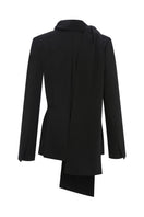 TAGG wool jacket with a detachable scarf, stylish outdoor jacket featuring a cozy, warm wool design and modern silhouette.