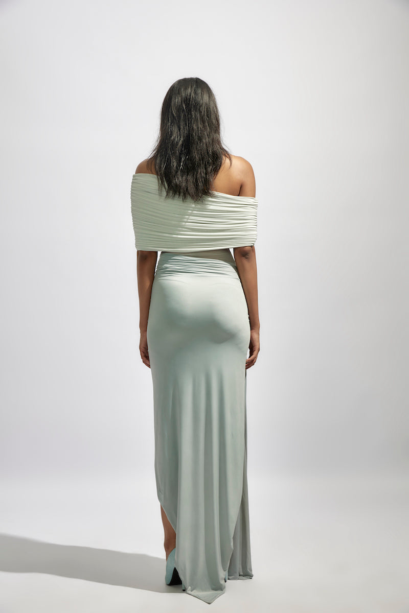 ALDA GRAY MAXI DRESS - CULT MIA