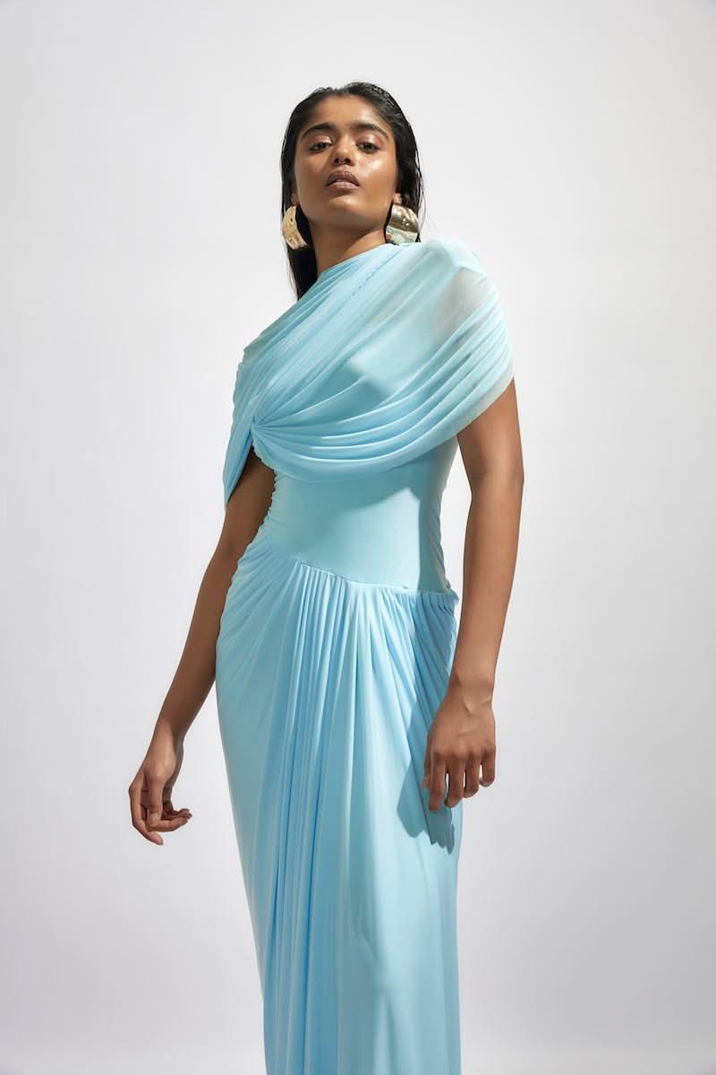 JASMINE BABY BLUE MAXI DRESS - CULT MIA