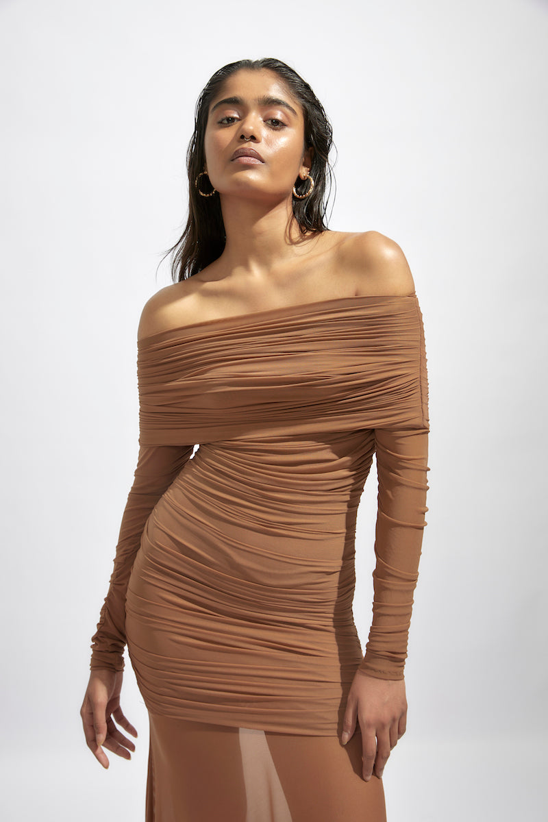 KELLY DUSTY ROSE GOWN - CULT MIA