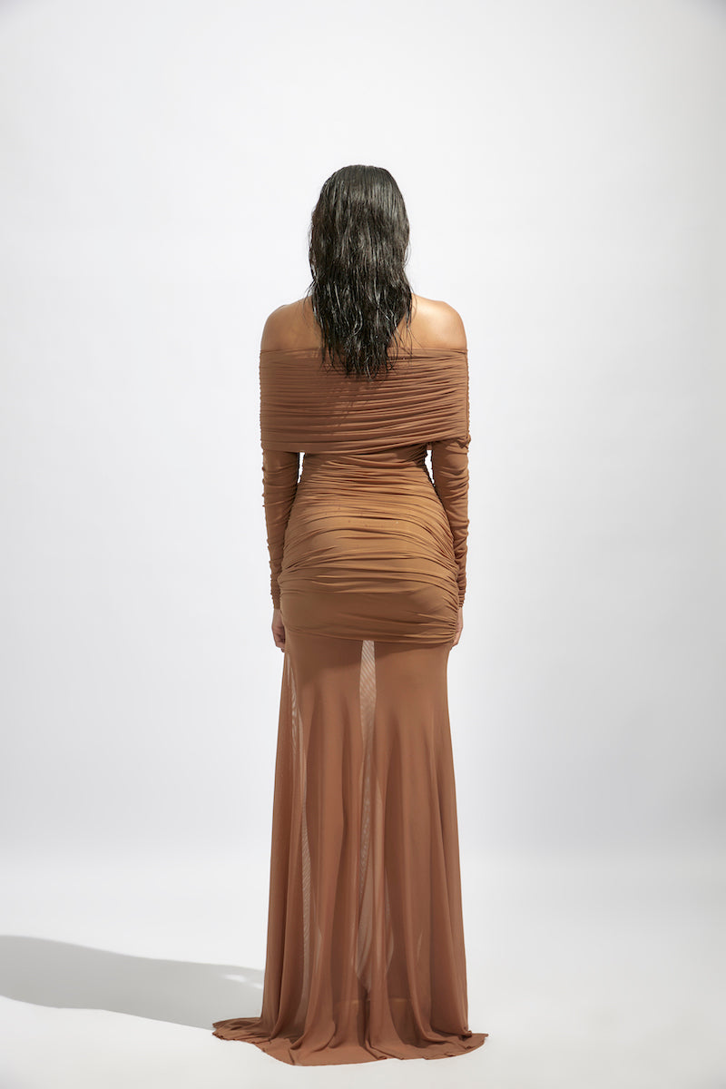 KELLY DUSTY ROSE GOWN - CULT MIA