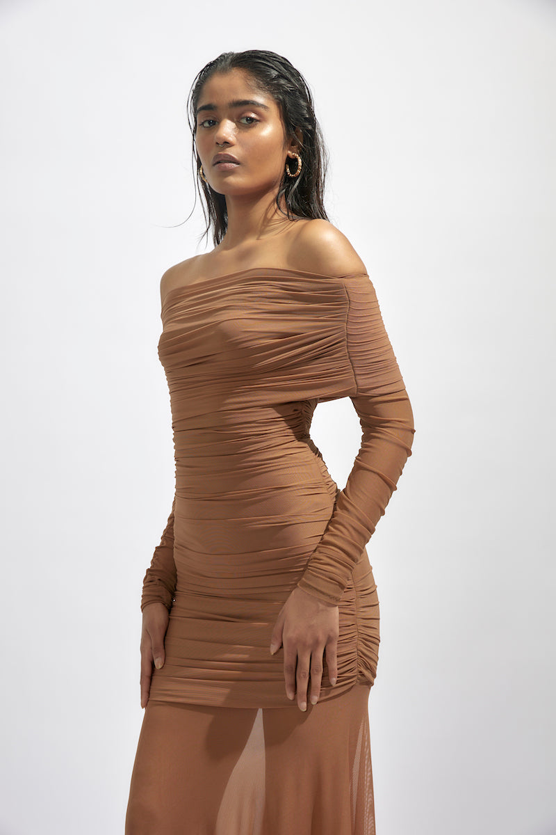 KELLY DUSTY ROSE GOWN - CULT MIA