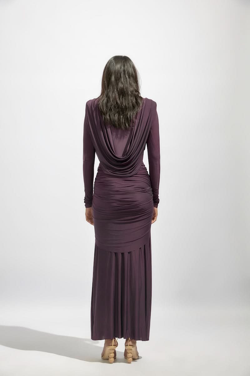 AISHA PURPLE MAXI DRESS - CULT MIA