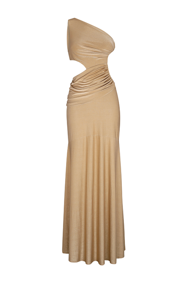 DOREE MAXI DRESS IN SAND | CULT MIA | Aguaclara DOREE MAXI DRESS IN SAND | CULT MIA | Aguaclara