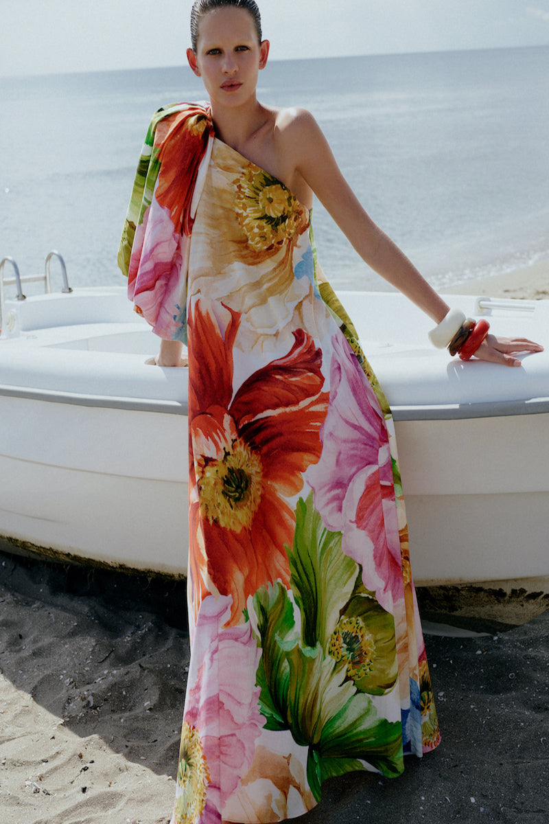 DOROTHY DRESS IN FLORAL PRINT - CULT MIA