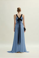 Jenny K Tran Dorset dress in blue, a stylish gown with elegant fabric and a flattering fit, perfect for formal occasions.