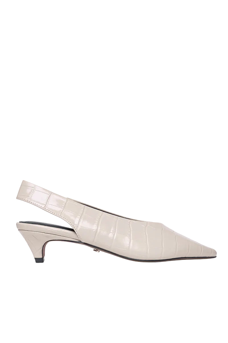 DOWNTOWN HEELS IN IVORY