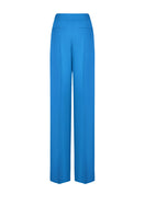 Blue LEKIEU Kenya pants showing a relaxed fit with a comfortable waistband and stylish design.