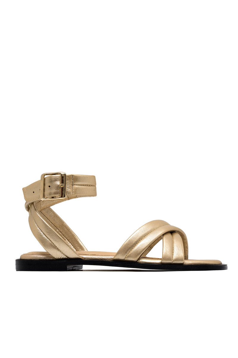 CONNO GOLD SANDALS