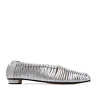 ALTA Simone Silver Craft Flats, stylish slip-on flats with metallic silver finish, perfect for casual and dressy outfits.