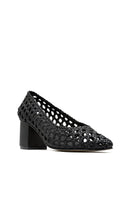 Alta Contessa Craft black heels, stylish women's heels with sleek design and pointed toe, perfect for formal or casual wear.