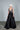 BLACK HAND EMBROIDERED CRYSTAL TAFFETA MAXI DRESS - CULT MIA