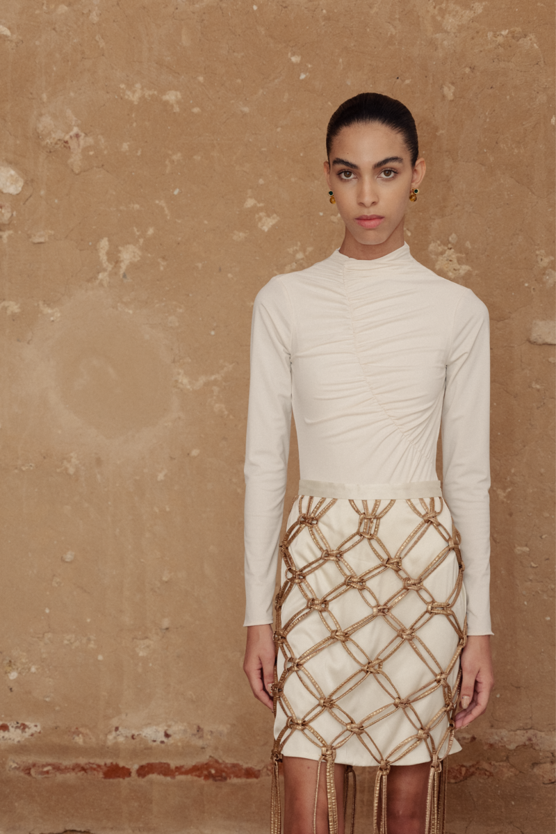 RED MINI SKIRT - CULT MIA