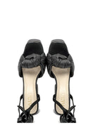 Black ALTA Emilia sandals with open toes and ankle straps, showcasing stylish footwear for warm weather.