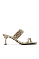 ALTA ETTA CRAFT gold sandals with elegant straps and open toe design, perfect for stylish summer wear.
