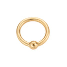 Gold flow ring by Poché, featuring a sleek, minimalist design with smooth curves and a polished finish.