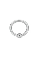 Silver flow ring by Poché featuring a sleek, modern design with smooth curves and a polished finish.