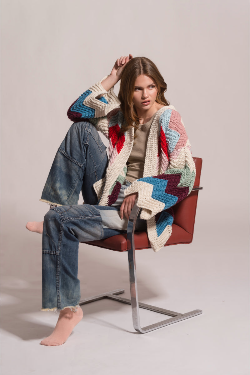 ZIGGY KNITTED CARDIGAN - CULT MIA