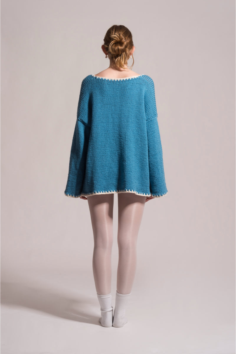 FLORA CROCHET SWEATER - CULT MIA