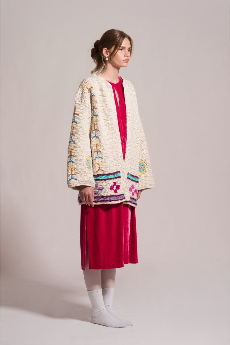 INDIA KNITTED CARDIGAN - CULT MIA