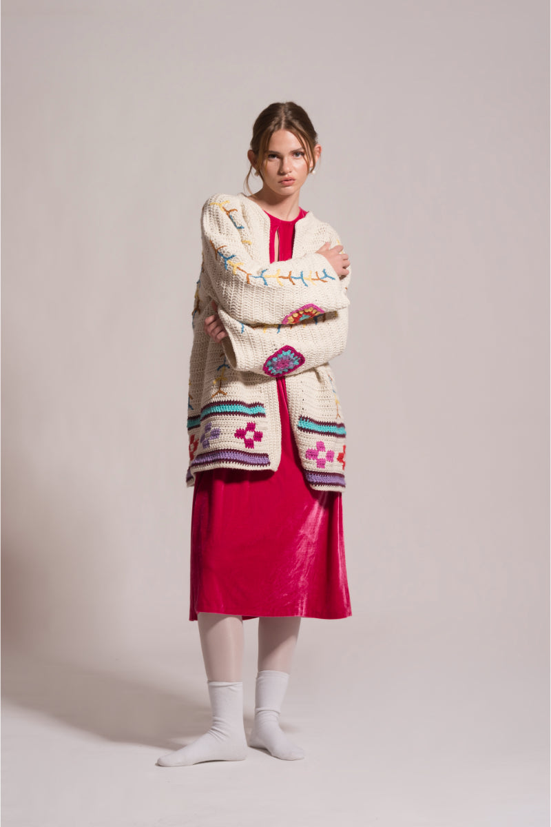 INDIA KNITTED CARDIGAN - CULT MIA