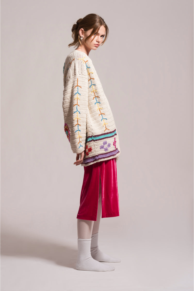 INDIA KNITTED CARDIGAN - CULT MIA