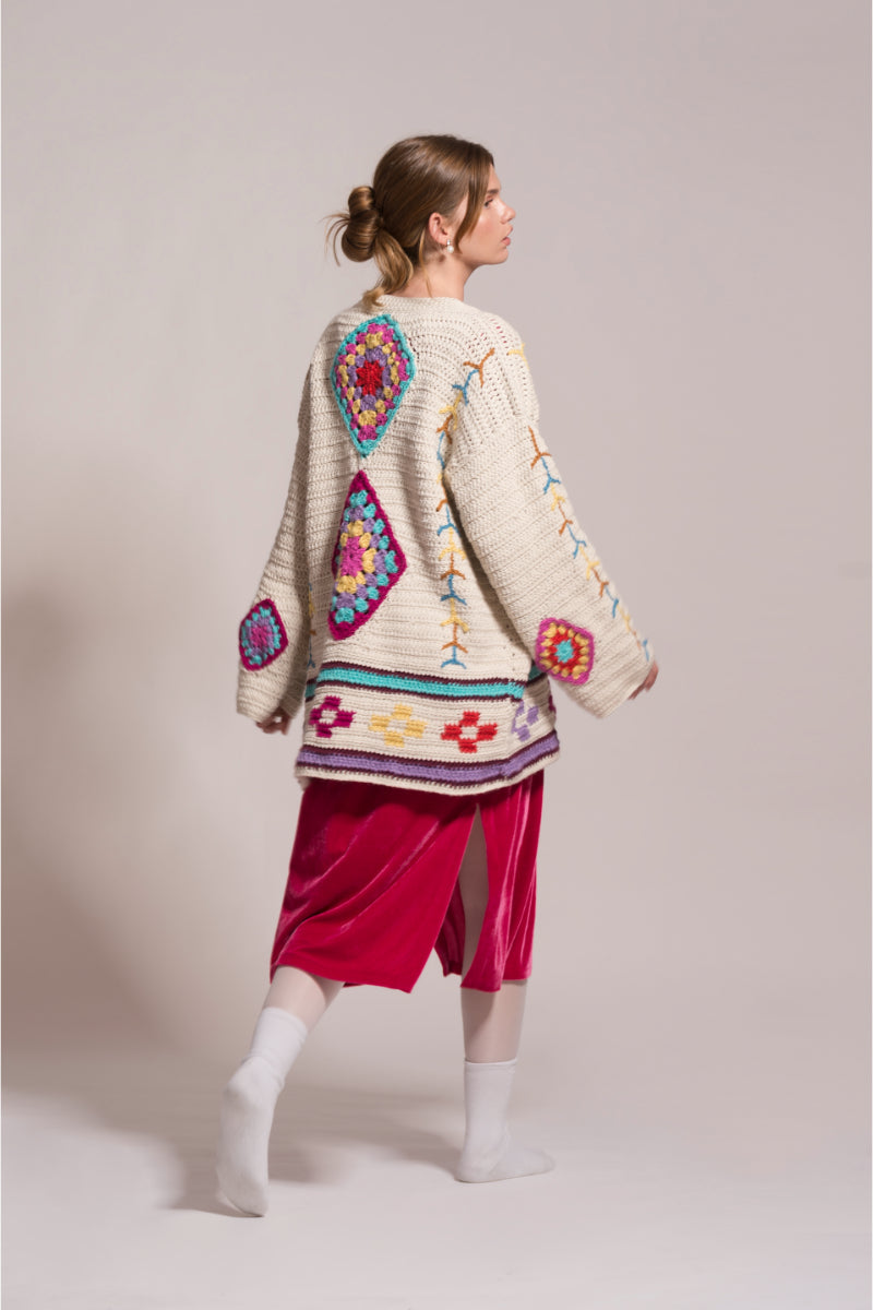 INDIA KNITTED CARDIGAN - CULT MIA