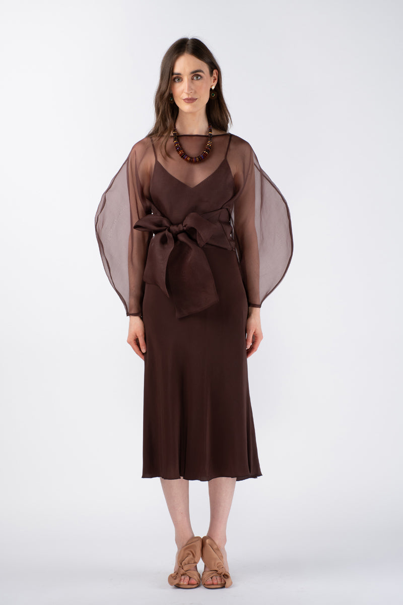 ROOHI ORGANZA TOP AND MASTANI SLIP SET