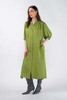 NANI shirt dress by Mastani, midi-length dress with button front and collar, shown in a stylish, casual design.