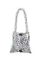 Snow leopard print SAC DE SOUL Serpent shoulder bag with adjustable strap and sleek design, perfect for stylish everyday use.