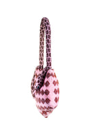 Pink Serpent Mini shoulder bag by SAC DE SOUL, featuring a textured snake design and compact style.