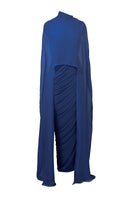 Elegant AETHER gown by Deme By Gabriella featuring flowing fabric and intricate detailing, perfect for formal occasions.