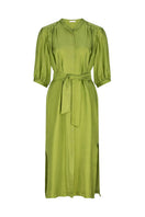 NANI shirt dress by MASTANI, midi-length dress with button-front design and collar, displayed on a hanger.