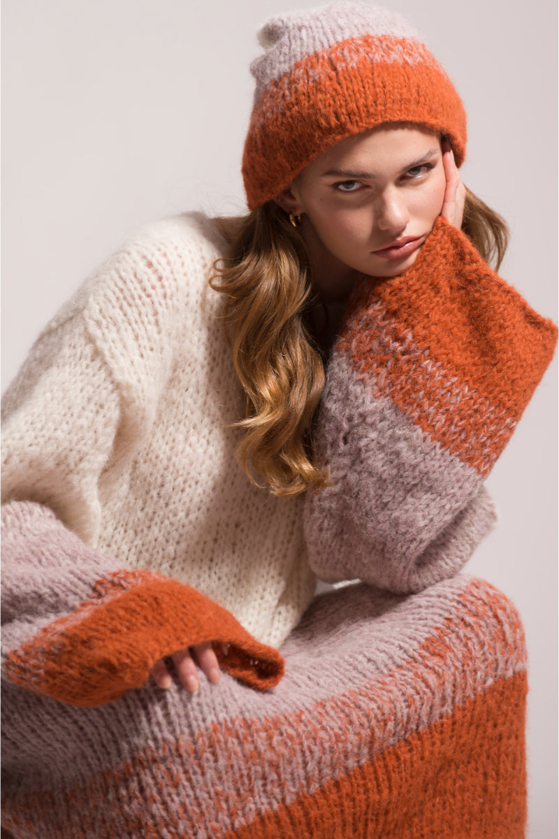 LUCETTE MULTI TONED SWEATER - CULT MIA