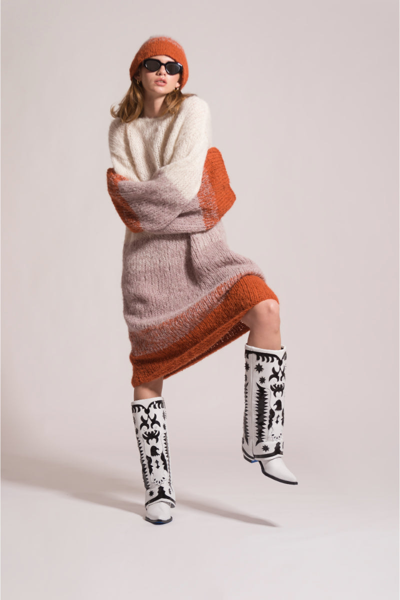 LUCETTE MULTI TONED SWEATER - CULT MIA