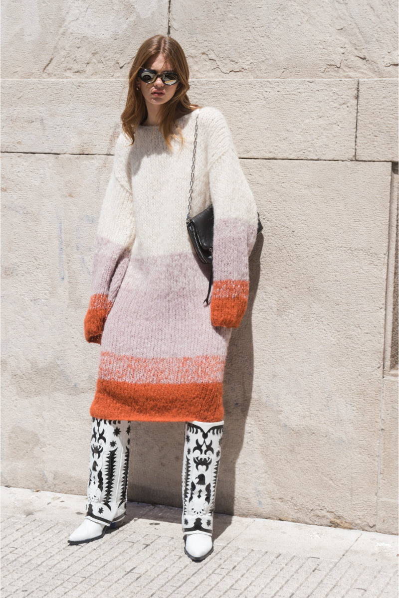 LUCETTE MULTI TONED SWEATER - CULT MIA