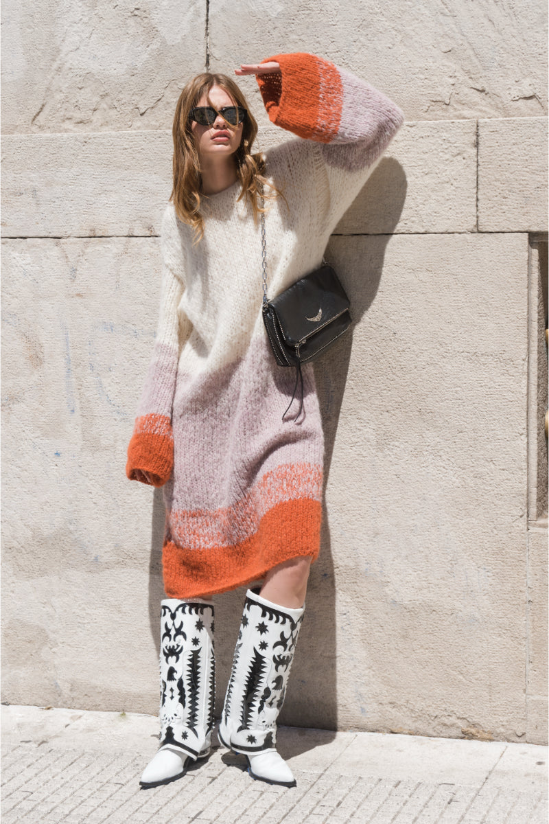 LUCETTE MULTI TONED SWEATER - CULT MIA