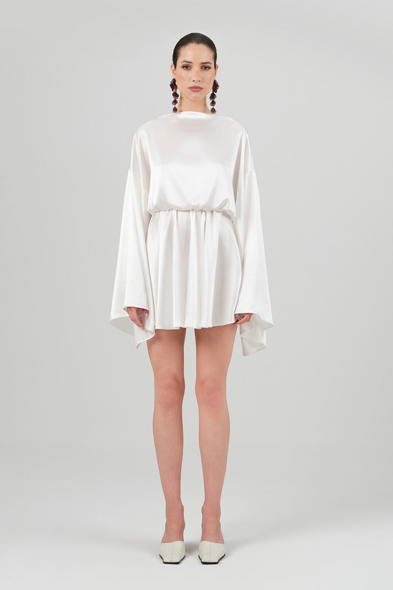 Izakova NINA DRESS IN White