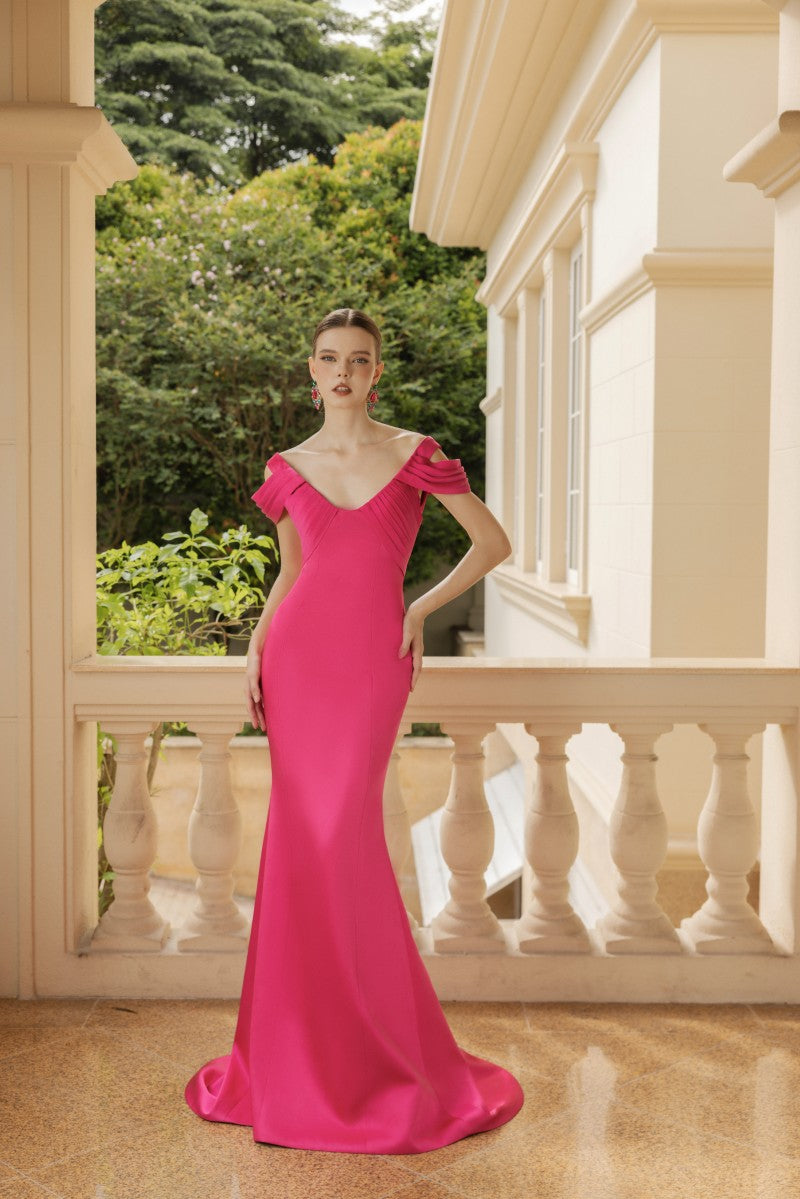 ESTELLE TAFFETA GOWN - CULT MIA