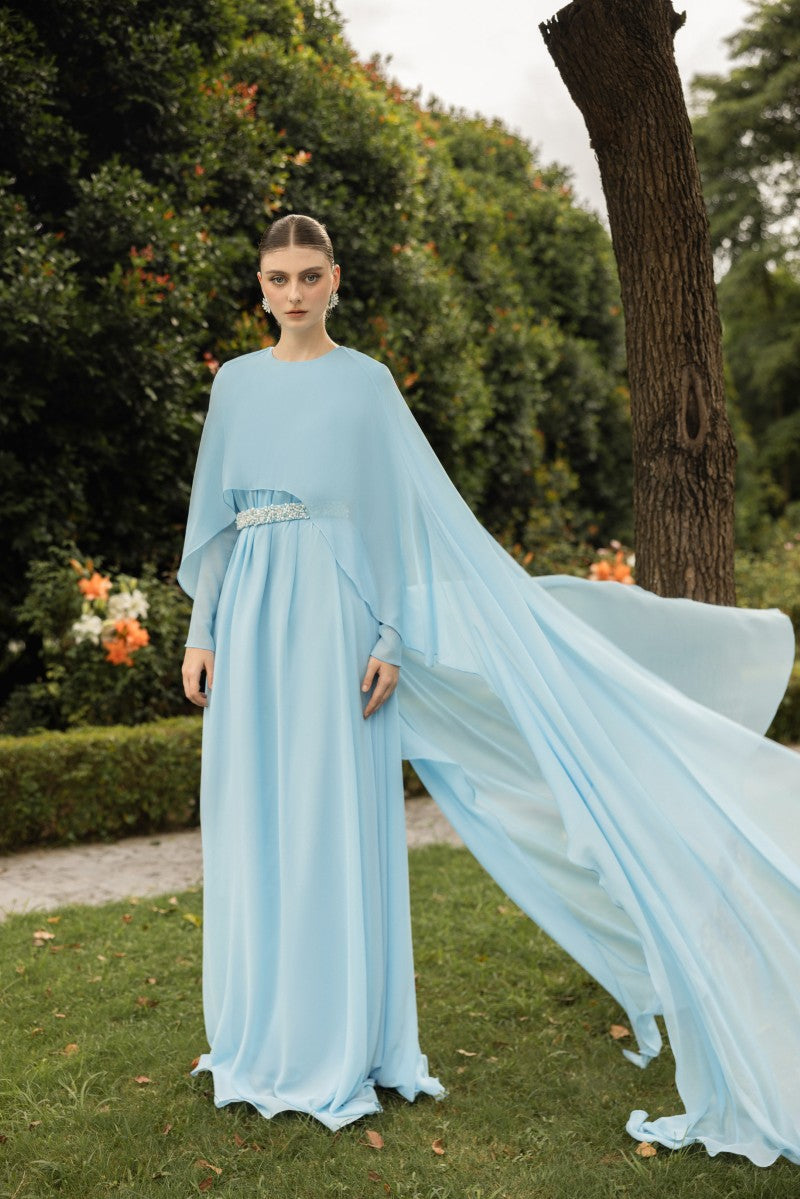 ANAIS CHIFFON GOWN - CULT MIA