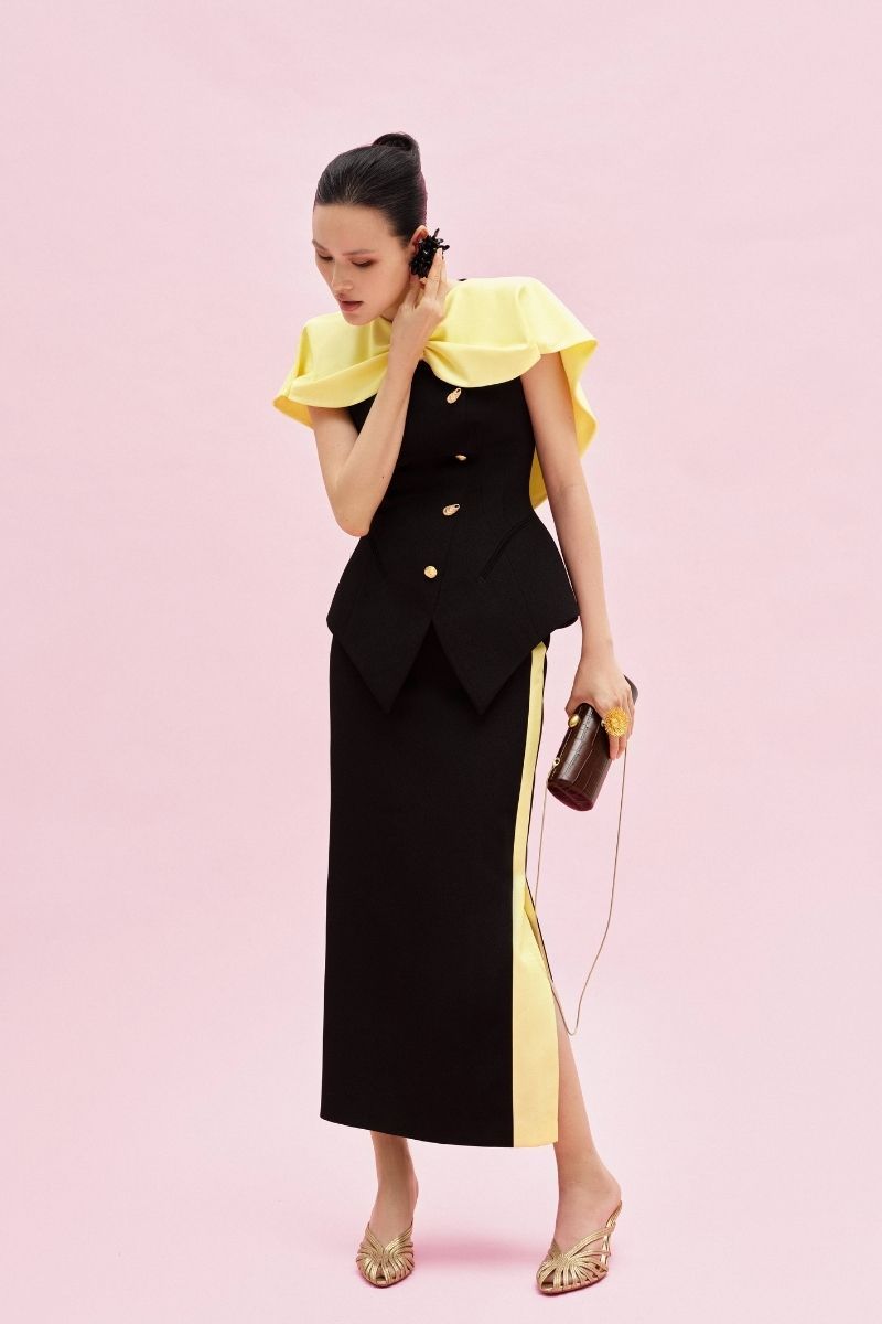 Jenny K Tran Dulverton blazer jacket in classic design, featuring tailored fit and stylish lapels.