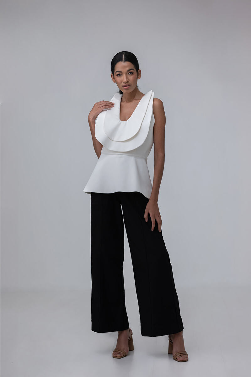 DALIA TOP IN IVORY - CULT MIA