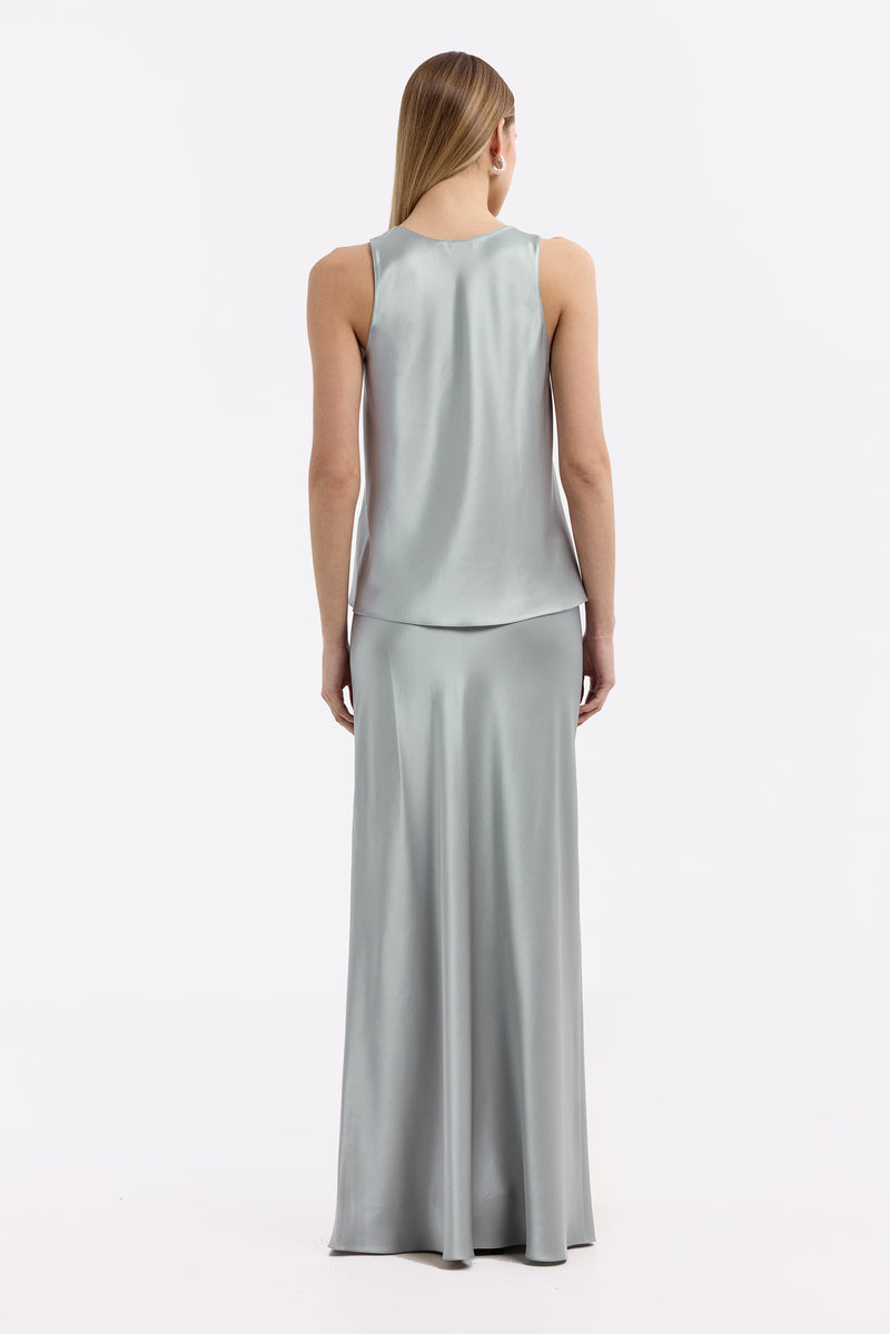 DANA MOONSTONE SILK SATIN TANK TOP - CULT MIA