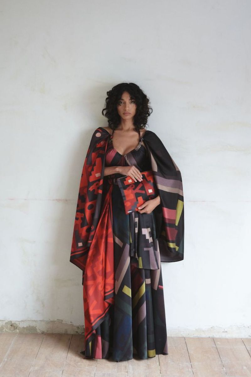 DANZA HUARIHAUS DRESS IN MULTICOLOR