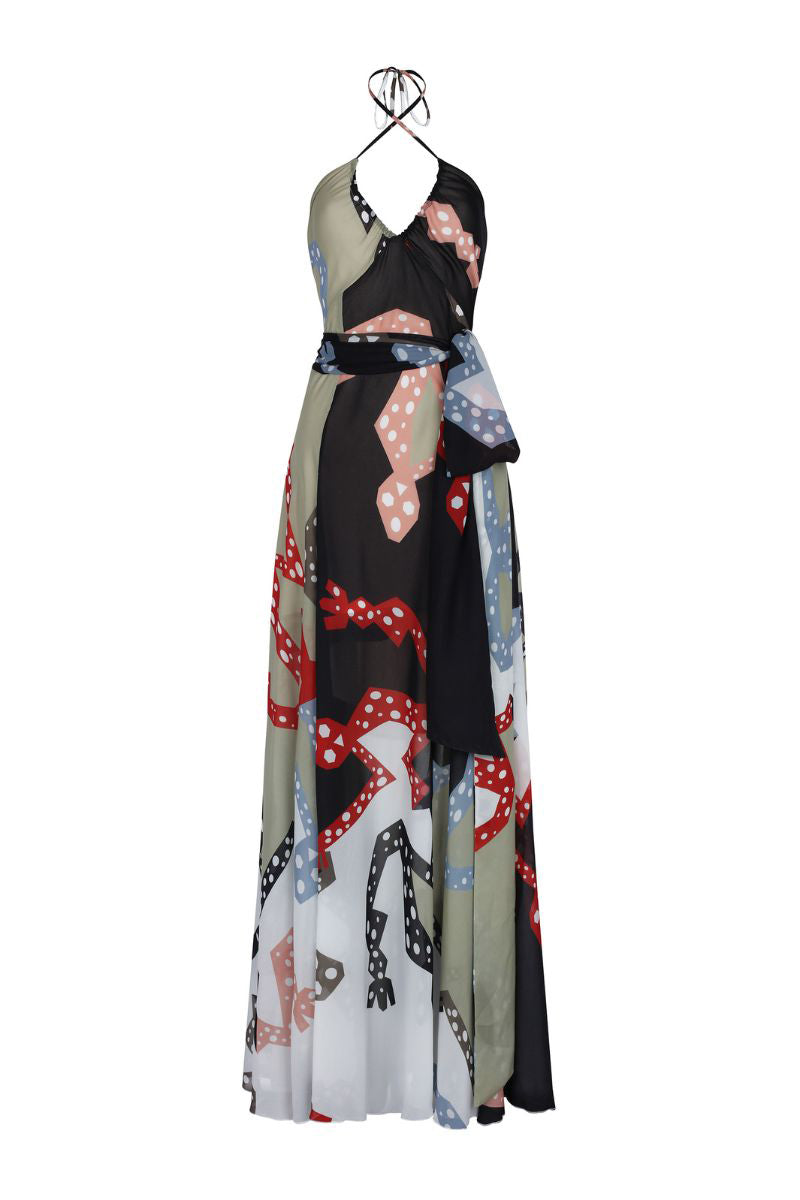 DANZA MONOTROMA DRESS IN MULTICOLOR - CULT MIA