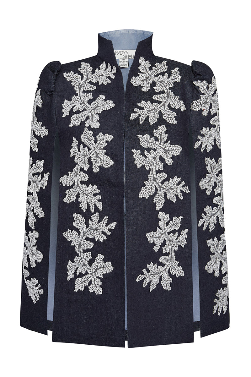 IRIS DENIM CAPE