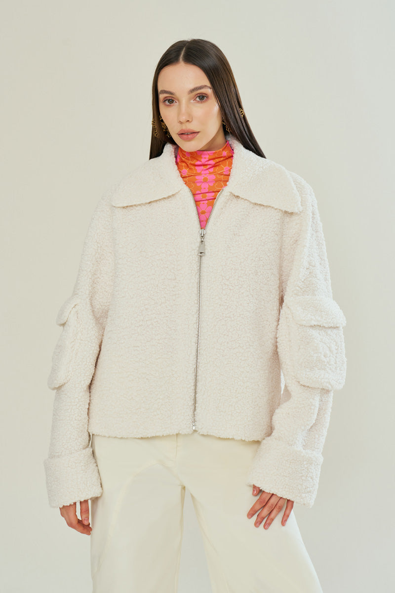BEIGE CLOUD COMFORT TEDDY - CULT MIA